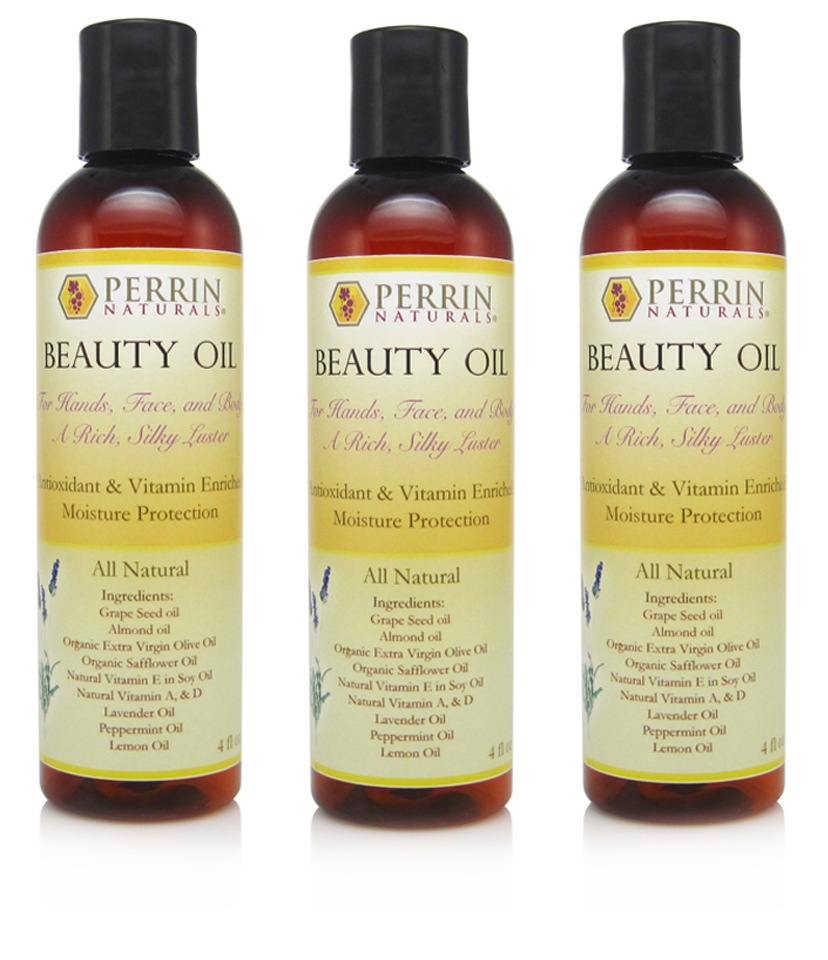 3 pack of beauty oil perrin naturals