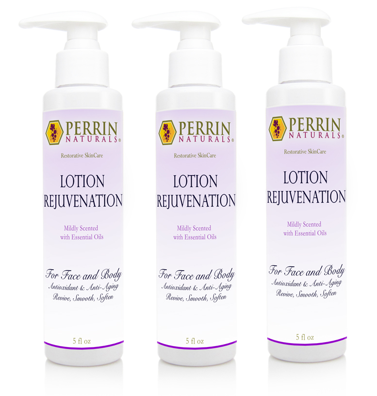Lotion Bottles Three Perrin Naturals Lotion Bottles