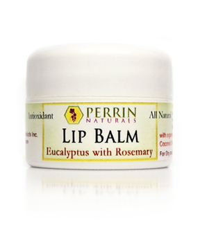 perrin naturals eucalyptus rosemary lip balm