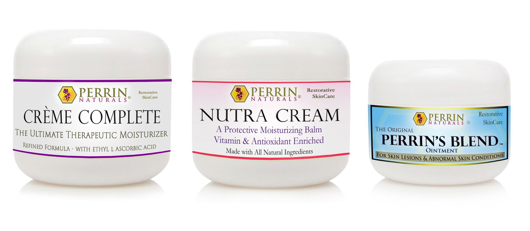 Creme Complete Refined, Nutra Cream, Perrin's Blend for Lichen Sclerosus