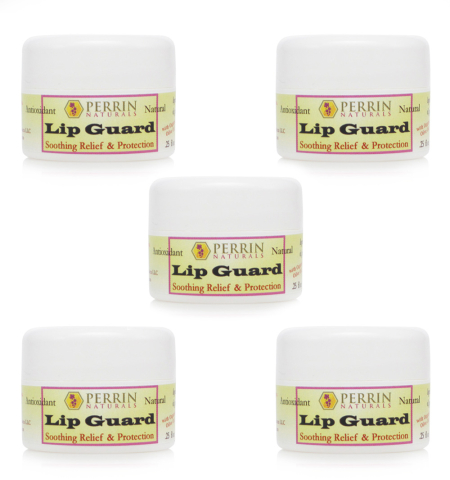 5 pack of perrin naturals lip guard