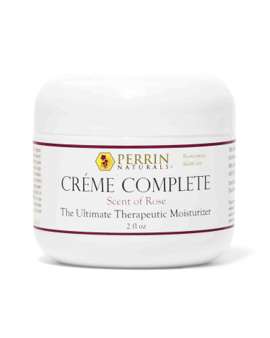 Creme Complete Rose Natural Treatment for Lichen Sclerosus Rosacea Sun Spots