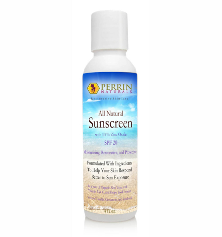 Natural SunScreen SPF 20 Zinc Oxide