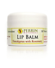 perrin naturals eucalyptus rosemary lip balm