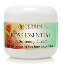 rose essential cream example for softening dry skin