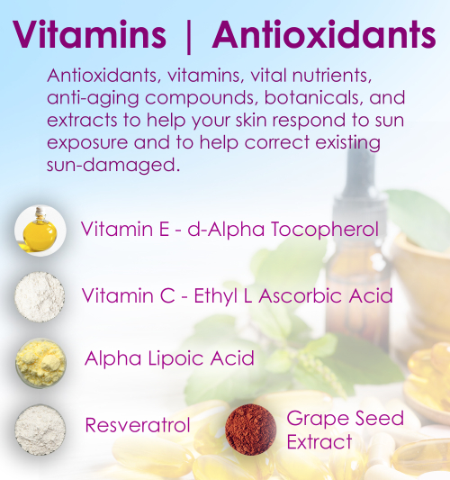 Natural Sunscreen with Vitamins and  Nutrients