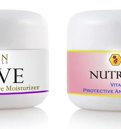 trial sizes of Revive, Rose Creme Complete, Lotion Rejuventation and Nutra Cream