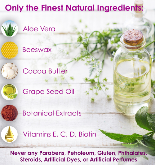 only natural and organic ingredients