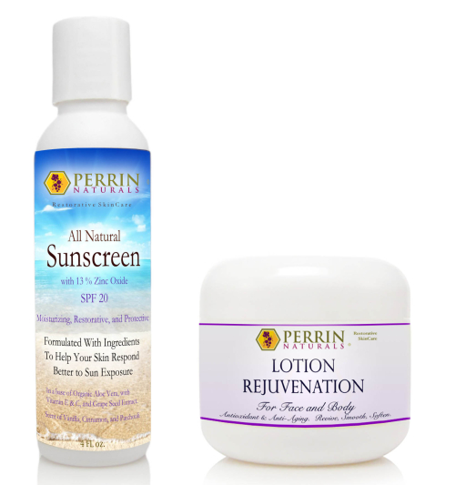Natural sunscreen and sunburn therapy