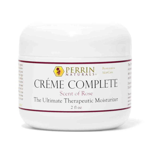 Creme Complete Rose Natural Treatment for Lichen Sclerosus Rosacea Sun Spots