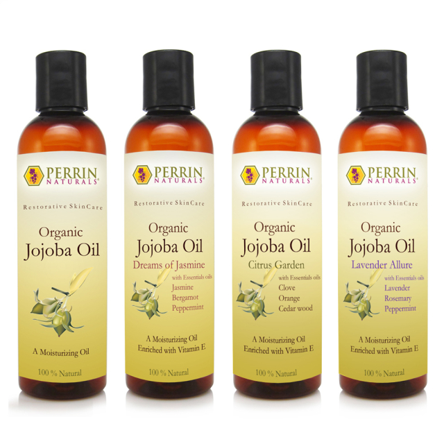 jojoba oil collection from perrin naturals