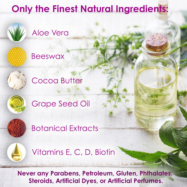 only natural and organic ingredients