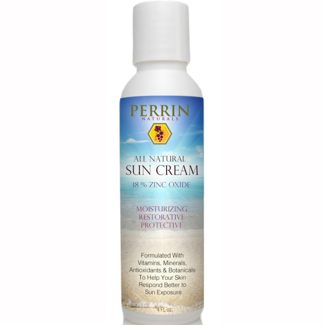 Natural Sun Cream 18 percent Zinc Oxide