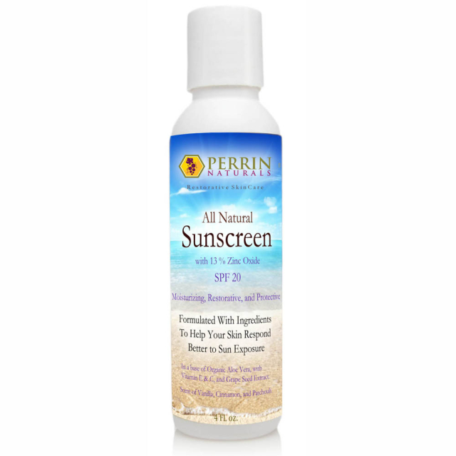 Natural SunScreen SPF 20 Zinc Oxide